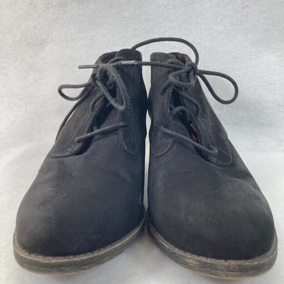 Rocket Dog Ankle Booties Women's Size 10 Black Faux Suede - Picture 4 of 9